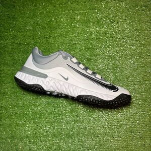 Nike Alpha Huarache Elite 4 TF Light Smoke Grey/White FD2746-001 Women’s 10.5